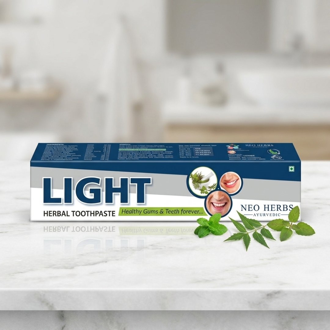 LIGHT Herbal Toothpaste – Healthy Gums & Strong Teeth